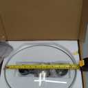 10.5 Inch Pan Lid, Universal Pot Lid, Support Vertical Placement, 4mm Clear Tempered Glass, Compatible with Dishwasher and Ovens