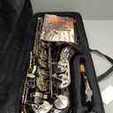 SLADE Eb Alto Saxophone for Beginner Students, Adult, Black & Silver