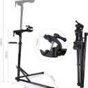 CXWXC Bike Repair Stand -Shop Home Bicycle Mechanic Maintenance Rack- Bike Workstands for Mountain Bike and Road Bike (rs100) (Black)