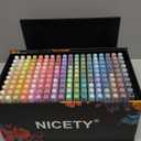 180 Acrylic Paint Markers, Acrylic Paint Pens Brush Tip for Rock Painting, Wood, Glass, Stone, Canvas, Ceramic, Fabric - Acrylic Markers DIY Craft & Art Supplies for Kids, Adults, Artists