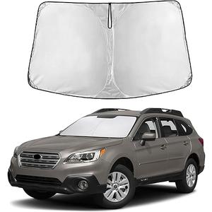 EcoNour Windshield Sunshade Compatible for Subaru Outback 2010-2012 2013 2014, Sun Visor for Front Windshield & Window Sun Shade Cover, UV Heat Blocker & Protector, Car Accessories