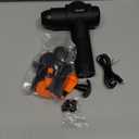 TOLOCO Massage Gun, Deep Tissue Back Massage for Athletes for Pain Relief, Percussion Massager with 10 Massages Heads & Silent Brushless Motor, Valentines Day Gifts for Him Her, Black