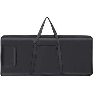 61 Key Keyboard Gig Bag Electric Piano Case Padded with 5mm Cotton,Shoulder Strap and Storage Pocket 39'' x 16" x 6''