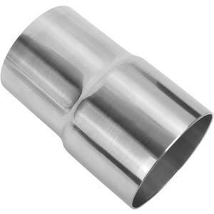 Exhaust Adapter Connector 2.25"ID to 2.5"IDExhaust Adapter Total Length 4 "Stainless Steel Polished.