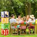 Honoson 4 Pcs Land Balloon Boxes, Cartoon Balloon Boxes Inspired Theme Birthday Party Decor for Shower Supplies Party Favor