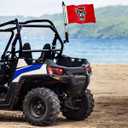College Flags & Banners Co. North Carolina State Wolfpack Golf Cart Flag Pole and Holder Mounting Bracket