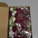 Vkkperp Set of 6 Wrist Corsage Wristlet for Wedding Prom Women Bride Bridesmaid Artificial Rose Flower Decorations Homecoming Anniversary Party (Red)