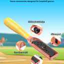 [Switch 2/1 Compatible] Baseball Bat Handle Grip, Accessories for Nintendo Switch 2/ Nintendo Switch Baseball Game Used with motion-sensing Joy-Con, Somatosensory Baseball Grip NS Left & Right Handle