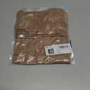 Valphsio Womens Puff Short Sleeve Top Square Neck Elegant Ribbed Knit T Shirt Summer Cute Slim Fit Tee Blouse (X-Small, Khaki)