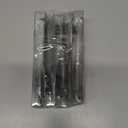 5 x 3 Inch Heavy Duty Door Locks Hasp Latch, Stainless Steel Security Packlock Clasp Hasp Lock Latch for Fence Gate, Gate, Shed Closet Cabinet, Black, 1 Pack