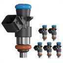 4 Holes Fuel Injectors 0280158233 Fit for 2011-2019 Chrysler 200 300, Dodge Challenger Charger Durango, Jeep Grand Cherokee Wrangler, Ram 1500 2500 3500 3.6L Replaces 05184085AC Set of 6