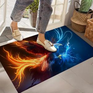 Bald Eagle Indoor Door Mat,Front Door Mat Outside Entrance,17x29.5 in,Non-Woven Fabrics Non Slip Floor Doormat,Welcome Mats Entryway Rug Doormats for Kitchen Bedroom Living Room Decor Gifts