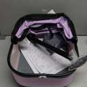 Pet Gear No-Zip View 360 Ultra Lite Pet Safety Carrier & Car Seat for Small Dogs & Cats Push Button Entry, 15", Bright Lilac