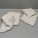 MIULEE Pack of 2 Corduroy Decorative Throw Pillow Covers 20x20 Inch Soft Boho Striped Pillow Covers Modern Farmhouse Home Decor for Sofa Living Room Couch Bed Cream White