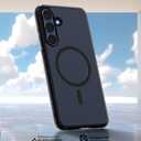 Spigen for Galaxy S25 FE Case, Ultra Hybrid MagFit [Anti-Yellowing] [Compatible with MagSafe] [Fast Wireless Charging], Dark Blue