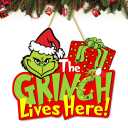 Cartoon Christmas Decorations Hanging Signs Christmas Door Sign for Xmas Front Door Outdoor Holiday Decorations