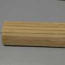 Art3d Natural Bamboo Wall Panel for Interior Wall Decor, Renewable Pole Wrap Wainscoting Paneling for Wall Ceiling Furniture Cabinet Office, 12 x 96 Inch - Carbonized, 1-Pack