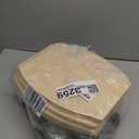 Mifoci 6 Pcs Mini Cast Iron Skillet with Wooden Base Small Cast Iron Fajita Plates Baker's Skillet Matte Black Pan Pot for Kitchen Restaurant Barbecue Dinner (8.7 x 4.7 x 1.6 Inches)