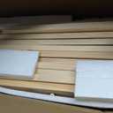 Queen Bed Frame, 11.5 Inch Solid Wood Platform Bed, Natural Pine