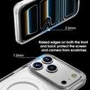 amCase Clear Case for iPhone 17 Pro (6.3") | Compatible with MagSafe Accessories |Camera Cutout | Drop Protection | Ultra-Strong Magnetic | Support Wireless Charging