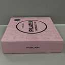 Fuelion Pilates Ring Set, Magic Circle Yoga Ring, Pilates Ball, Adjustable Ankle Wrist Weights, Resistance Bands, Mini Ball, Pilates Starter Kit for Strength, Workout Guide Included (Small-Basic, Pink)