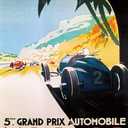Trends International Vintage Apple Collection - Grandprix Automobile Monaco 1933 Wall Poster, 34L x 22.4W, Unframed Version
