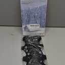 ZUXNZUX Crampons, Ice Cleats for Shoes and Boots, Silicone Stainless Steel Grippers Shoe Spikes Grips Traction, Size M