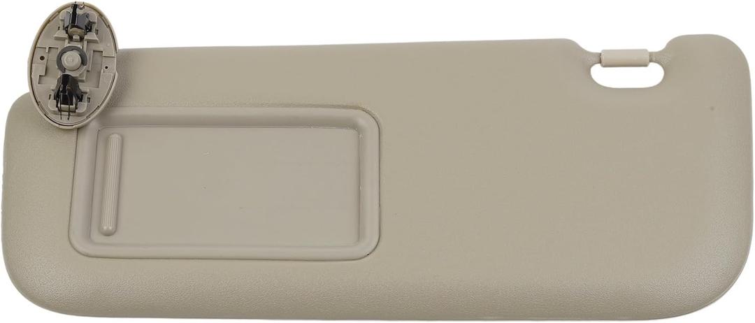 Dasbecan Left Driver Side Sun Visor Compatible with Toyota Corolla 2009 2010 2011 2012 2013 Sunvisor Leather