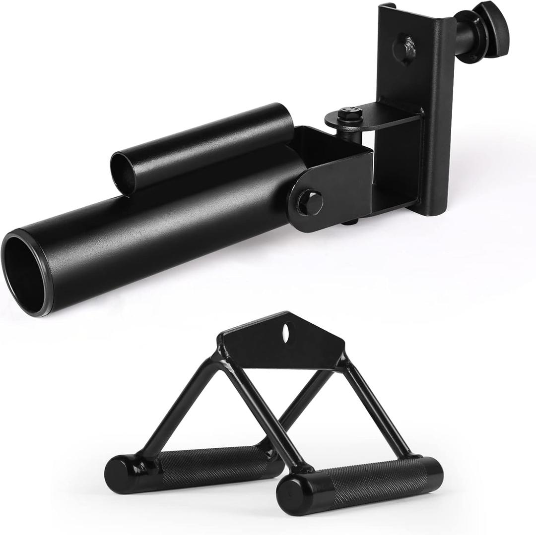 LIONSCOOL Power Rack Landmine Attachments, Ultra-Durable T-Bar Row Attachments with Wide Compatibility for Full-Body Workout in Home Gym