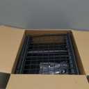 Towel Racks for Bathroom 3-Tier, Durable Metal Towel Rack Stand, Pool Items Holder, M-Shaped Detachable Dividers for Towel Storage, Space-Saving Storage Organizer Black, Patent Pending