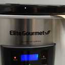 Elite Gourmet MST-900D 8.5Qt Digital Programmable XL Jumbo Slow Cooker, Adjustable Temp, Entrees, Sauces, Stews & Dips, Dishwasher Safe Glass Lid & Crock, Stainless Steel
