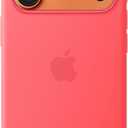 Apple iPhone 17 Pro Silicone Case with MagSafe and Camera Control: Lightweight Phone Case, Wireless Charging Compatible, Smooth Matte Finish; Bright Guava