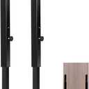 Folding Square Table Legs 2 PCS, Adjustable Height 25- 34 DIY Desk Legs, Foldable Furniture Legs for Outdoor Camper, RV, Coffee Dinner Table, Tabletops, Kitchen
