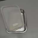 EAST OAK Stainless Steel Inner Container with Lid for Cordless Electric Lunch Box, 1.3L Meal Container for Portable Heated Lunch Box with Removable Tray Divider, Dishwasher Safe (Silver - Replaceable Container)