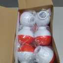 FillTouch 12 Set Fishing Bobbers Cups with Straws and Lids 10 oz Fun Fishing Birthday Party Decorations Red and White Plastic Cups for Kids Fishermen Pool Party Decorations