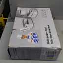 MR.SIGA Toilet Stool Squat Adult, Bathroom Stool Heavy Duty, Anti Slip Toilet Step for Bathroom, Toddler Step Stool for Kids, Off-White & Dark Gray