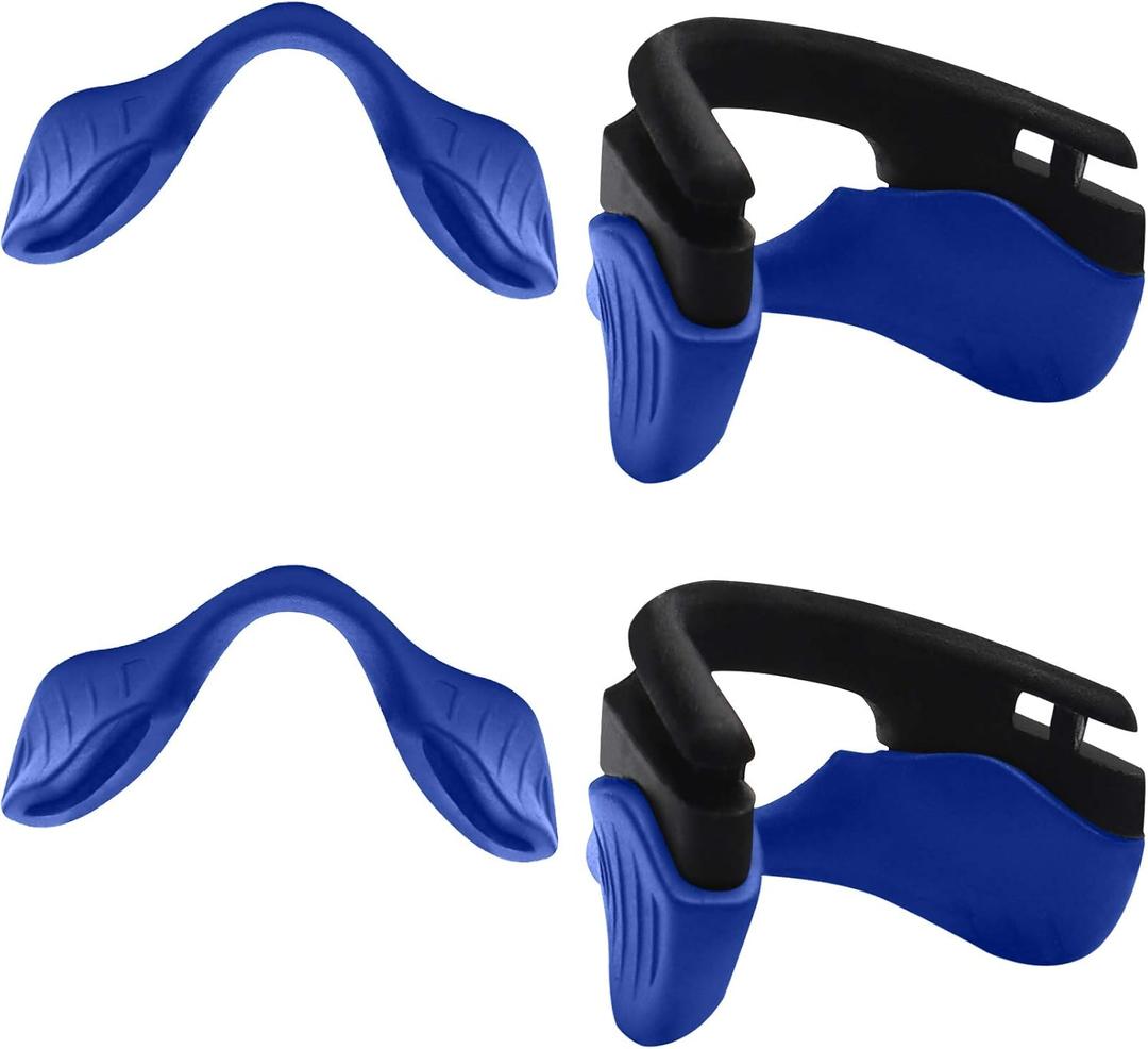 2 Pairs Replacement Nose Pads Nose Pieces for Oakley Si M Frame 3.0 Sunglasses (Blue)