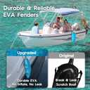 AWEMUFA Boat Fenders Easy to Install Bumper for Docking Ideal Fender for Pontoon, Bass, Jet Ski and Fishing Boats