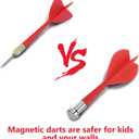 18 inch Magnetic Dart Board Set for Kids, Indoor Outdoor Game Dart Game with 12 Darts, Dartboard Toys Gifts for 8 9 10 11 12 Year Old Boys