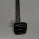 Shower Curtain Rod Adjustable 43-78 inch, 1"Diameter Spring Tension Curtain Rod No Drill, Anti-Rust Non-Slip Shower Rod, Black Shower Curtain Rod for Bathroom Tension