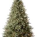 Balsam Hill 7.5ft Pre-Lit Classic Blue Spruce - Artificial Christmas Tree with 2,960+ Tips, 1,000 Clear LED Lights, Easy Plug Technology & Premium Stand for Indoor Holiday Decorating