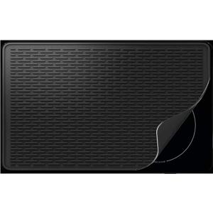 Stove Top Cover for Electric Stove - Silicone Stove Mat for Glass Top, Glass Cooktop Protector, XL Dish Drying Mats For Kitchen,Oven Covers for Electric Stove (Black,36 x 21)