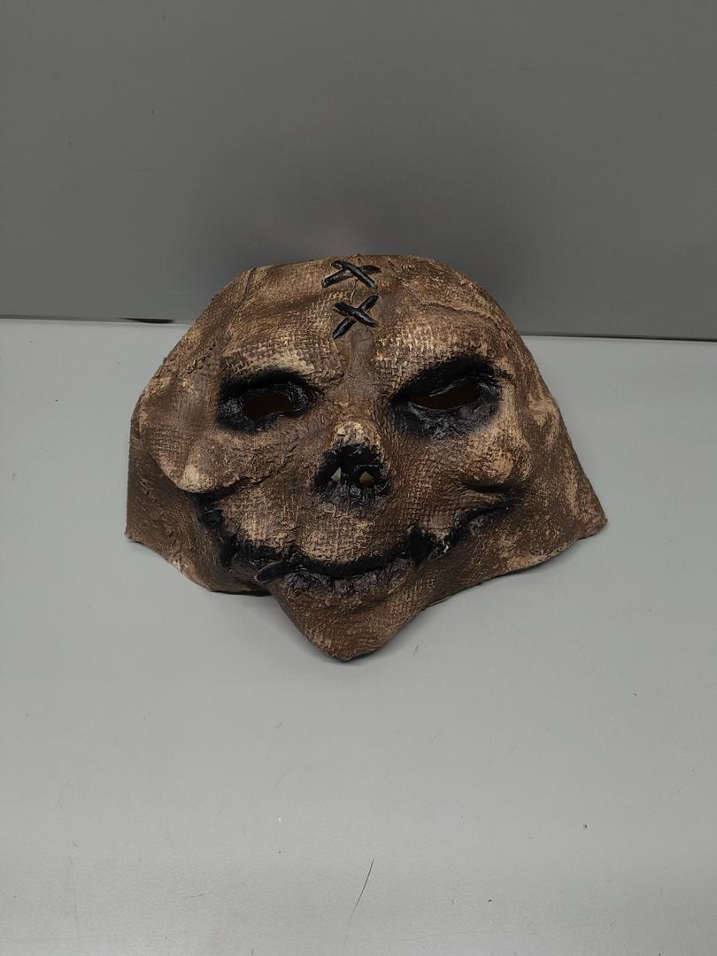 Mltao Skull Mask Costume, Halloween Scary Leather Face Skull Cosplay Dress up, Garden Yard Horror Party Props, Latex Masks for Man Women Adult Dress Up Costume