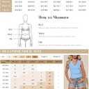 Imily Bela Womens Ribbed Tank Tops Summer Slim Fit V Neck Tops Casual Basic Knit Sleeveless Shirts (Small, Light Grey)