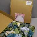 Waipfaru 2Pcs Artificial Eucalyptus Garland with Flowers 6.07Ft, Wedding Table Decorations, Floral Rose Garland for Centerpieces Backdrop Wall Flower Vines for Room Decor (Dusty Blue)