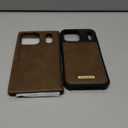 Wallet Case for iPhone 17 Pro Max Compatible with Magsafe, 2-in-1 PU Leather Flip RFID Blocking Card Holder Stand Shockproof Magnetic Detachable Cover for iPhone 17 Pro Max Case 6.9", Brown