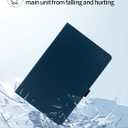 Case for Generic A116C Tablet 12 inch Android 15 Tablets,UYRUREL Leather Slim Folding Stand Cover with Hand Strap Magnet for Men Women Full Protection,Blue.