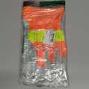 High Visibility Gray Split Cowhide Leather Palm Glove (One Size)