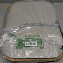 LONBET Laundry Basket with Lid, Made from Breathable Fabric | Aesthetic Clothes Hampers for Laundry with Side Handles & Sturdy Bamboo Frame (26 Gallons - Single, Light Gray)