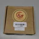 GOLDY&WENDY Rosewood Circular Pedestal Display Stand (4.4" Inside Diameter, 1 Pack)